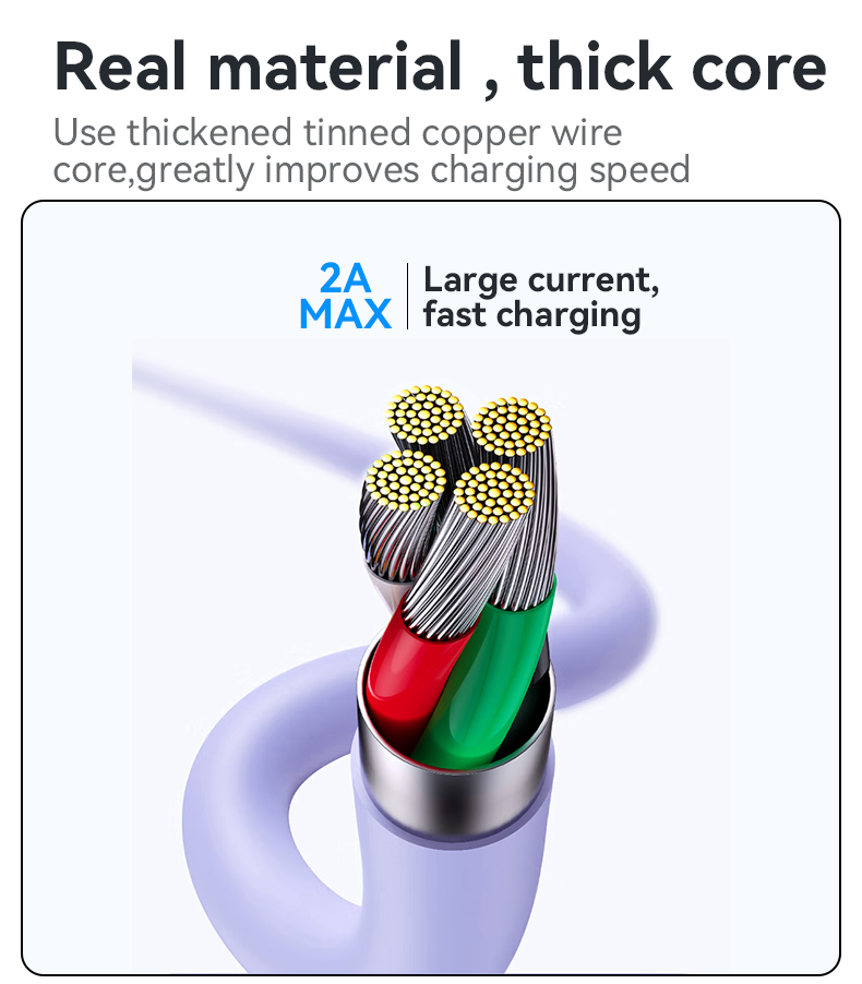  CA119L USB To IP USB Liquid Silicone Data Cable Details