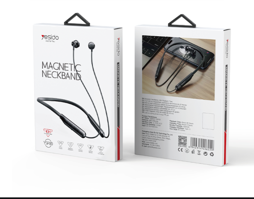 YSP20 BT5.3 Magnetic Suction On Back Lightweight Design Neck-mounted Bluetooth Headset