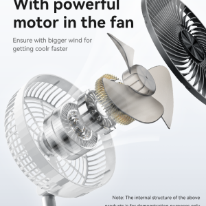 YF11 Three-speed Wind With Big Battery Retractable And Foldable No noisy Floor/Table Using Fan