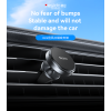 C214 360 Rotation Zinc Alloy Non-slip Silicone Tail Clip Mini Air Vent Magnetic Phone Holder