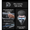 C214 360 Rotation Zinc Alloy Non-slip Silicone Tail Clip Mini Air Vent Magnetic Phone Holder