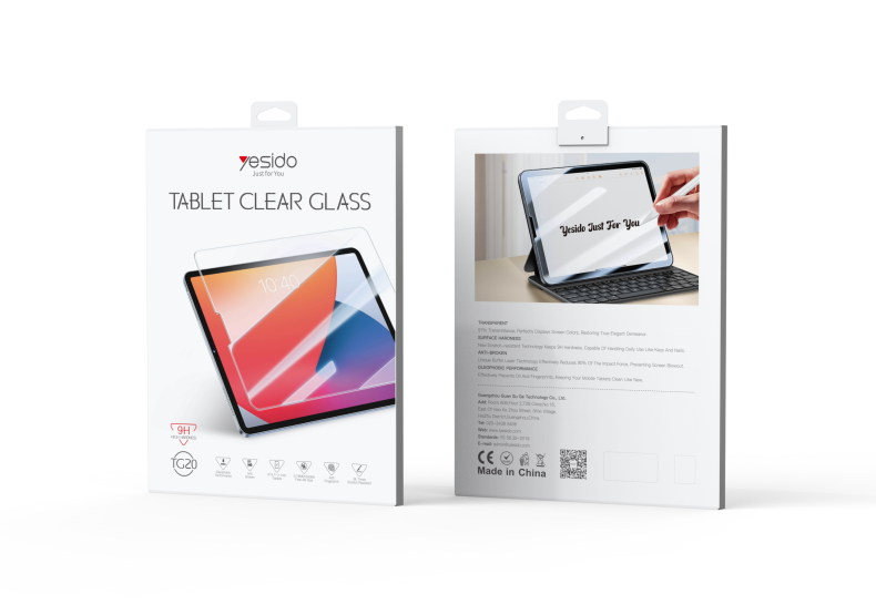 TG20 For IP Tablet 9.7-11 Inches Tempered Glass Packaging