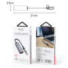 HB26 Aluminum Alloy 1000Mbps Wired High-speed Transmission TC/USB 2in1 Gigabit Ethernet Converter