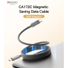 CA172C 1M Length TC To TC Built-in Intelligent Chip PD 60W Fast Charging Magnetic Saving Data Cable