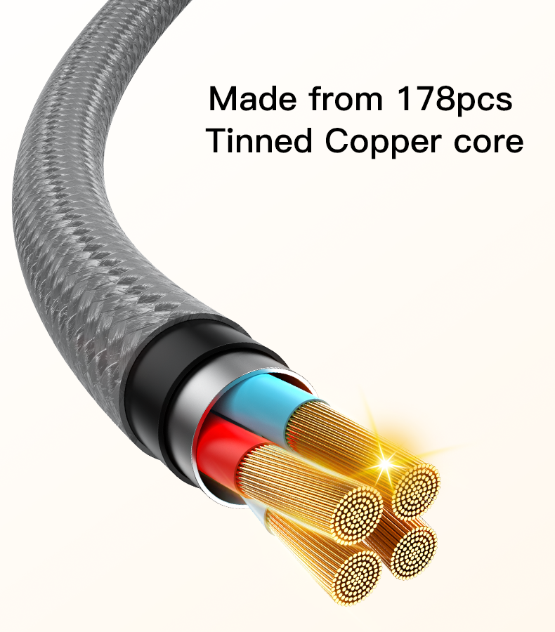 CA172C Type-C To Type-C 60W Magnetic Saving Data Cable Details