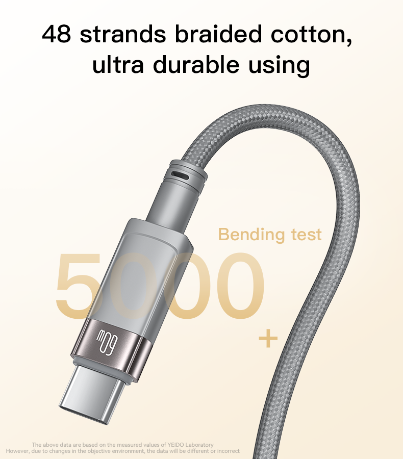 CA172C Type-C To Type-C 60W Magnetic Saving Data Cable Details