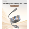 CA174 1 Meter 12W Fast Charging USB To IP With Max 480Mbps Data Transfer Magnetic Saving Data Cable
