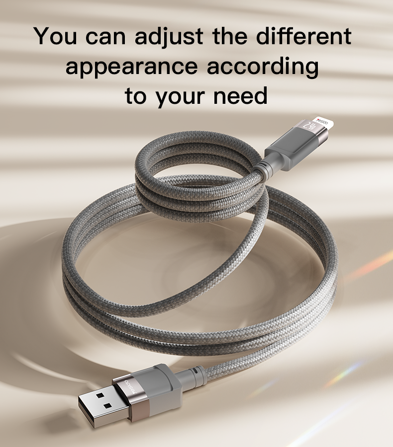 CA174 USB To Type-C 12W Magnetic Saving Data Cable Details