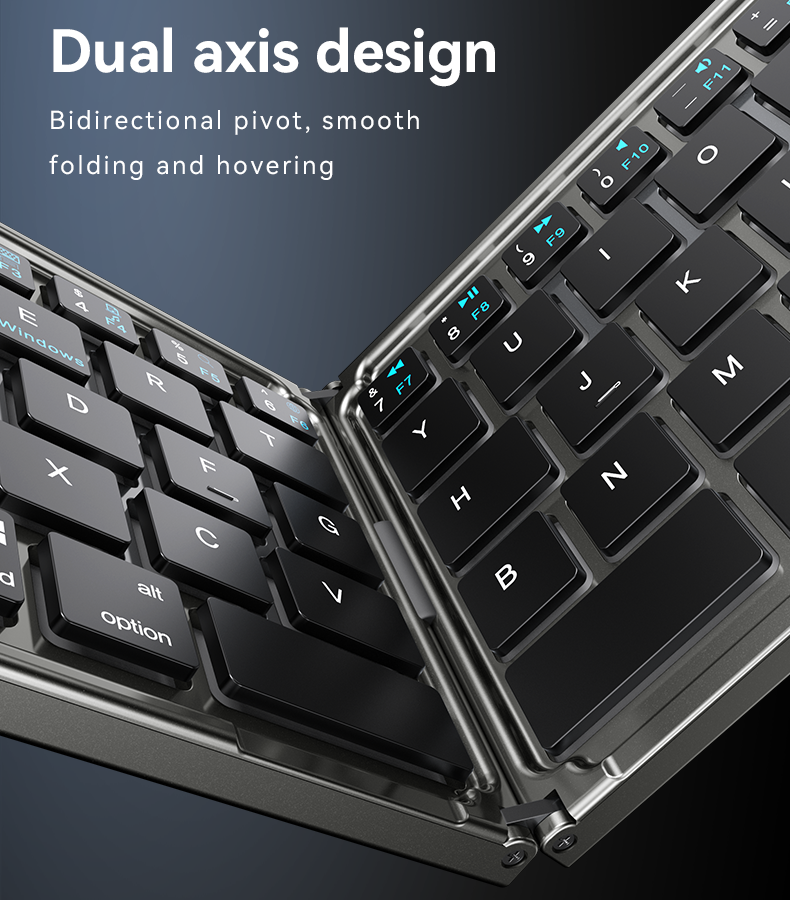 Yesido KB27 Mini Folding Wireless Keyboard Details