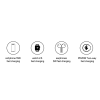YP59 5000mAh PD20W Fast Charging Earphone&Smart Watch 3 in 1 15W Wireless Charging Power Bank