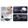YP59 5000mAh PD20W Fast Charging Earphone&Smart Watch 3 in 1 15W Wireless Charging Power Bank