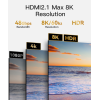 HM11 8K Ultra Clear Metal Shell and interface No Delay In Data Transfering HDMI Cable