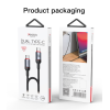 CA181 1.2M PD60W Fast Charging Type-C To Type-C 48-Strand Braided Cable Power LED Light Data Cable