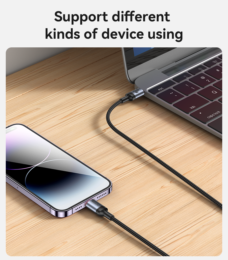 CA182 Type-C To Lightning 27W Fast Charging Data Cable Details