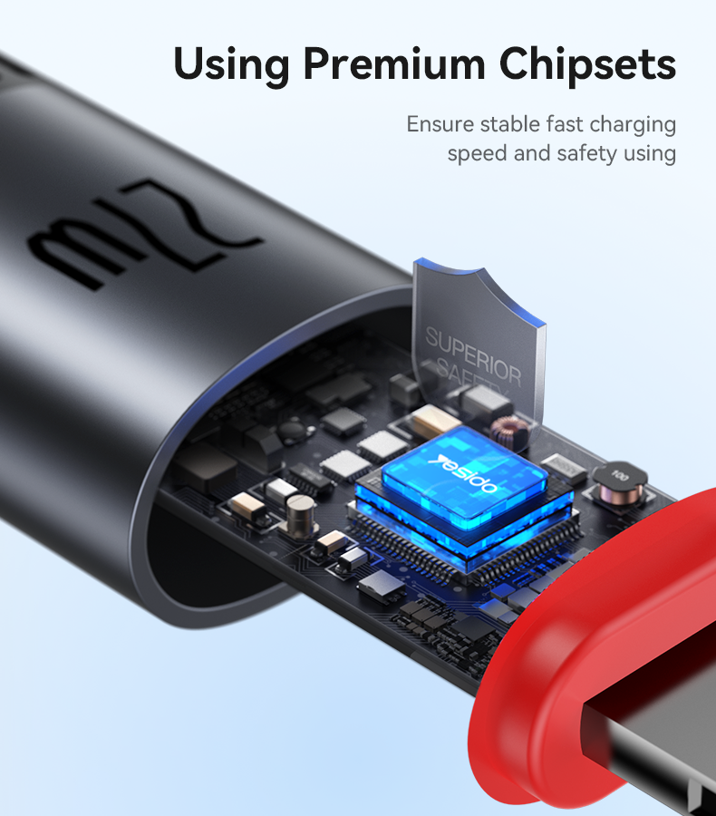 CA182 Type-C To Lightning 27W Fast Charging Data Cable Details