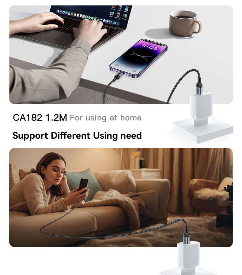 CA182 Type-C To Lightning 27W Fast Charging Data Cable Details