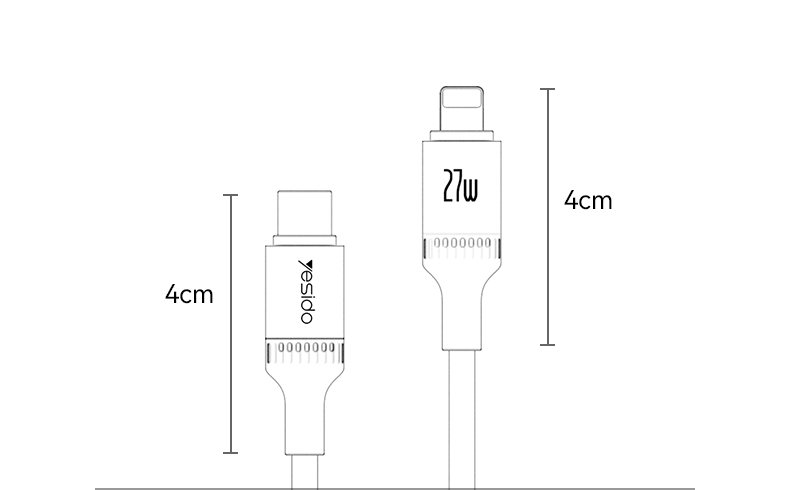 CA182 Type-C To Lightning 27W Fast Charging Data Cable Details