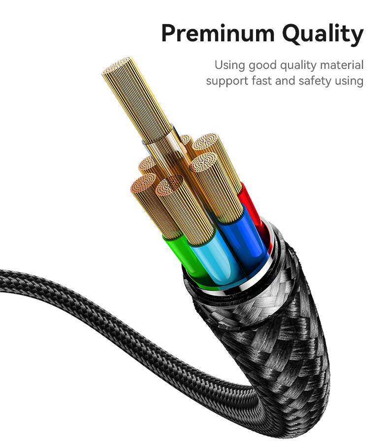 CA184 Type-C To Lightning 27W Fast Charging Data Cable Details