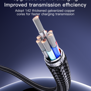 CA130C 2M USB To Type-C 18W Fast Chagrging Built-in Smart Chip Aluminum Alloy Braided Data Cable
