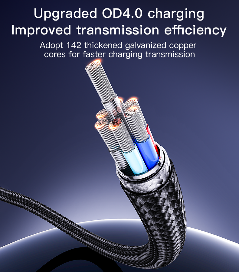 CA129C 1.2M USB To Type-C 18W Fast Charging Data Cable Details