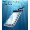 WB49 One-touch Locking With Carabiner High Sealing Sensitive Touch Screen Transparent Waterproof Bag