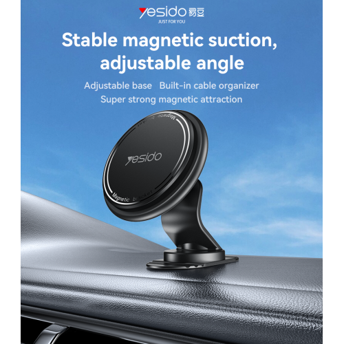 C220 Built-in Cable Organizer 360 Degree Rotation And Paste The Magnetic Chuck Phone Holder