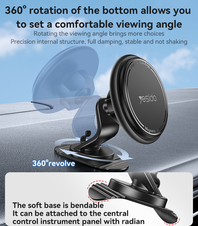 Yesido C220 360 Degree Rotation And The Magnetic Chuck Phone Holder details