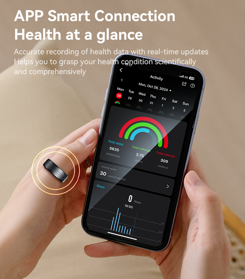 Yesido IO32 Health Monitor Smart Ring Details