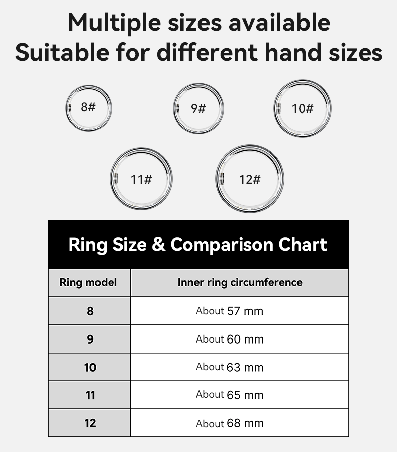 Yesido IO32 Health Monitor Smart Ring Details