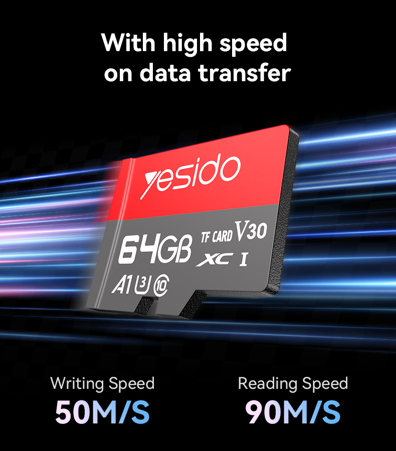 Yesido FL18 4G To 256G TF Memory Cards Details