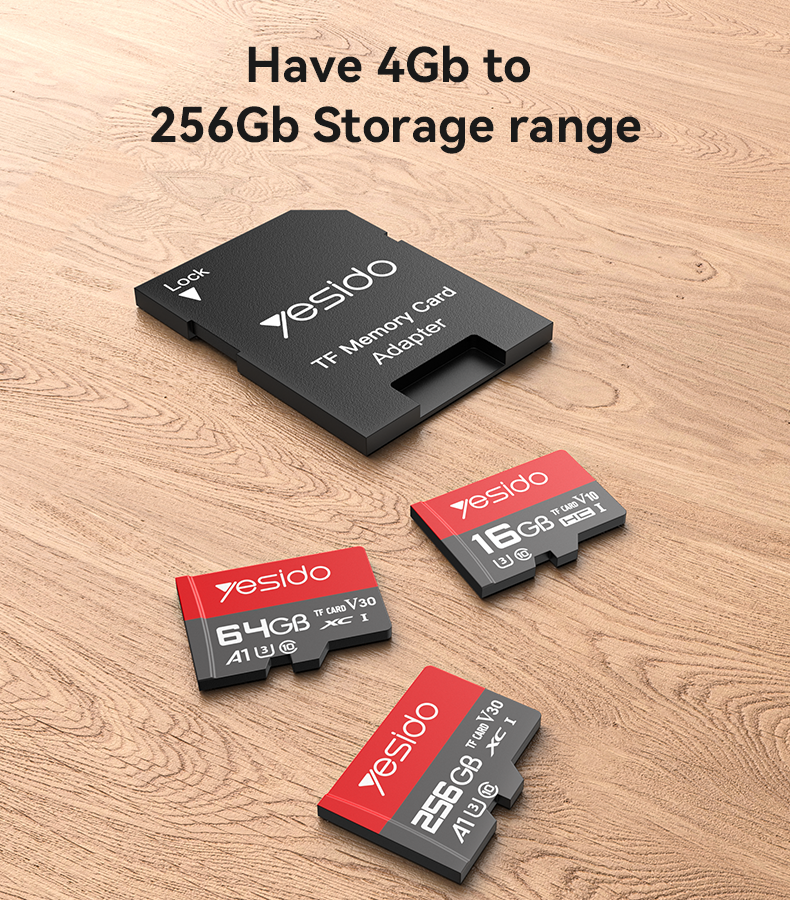 Yesido FL18 4G To 256G TF Memory Cards Details