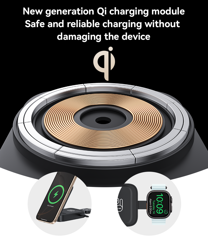 DS27 3 In 1 Folding Wireless Charging Dock Details