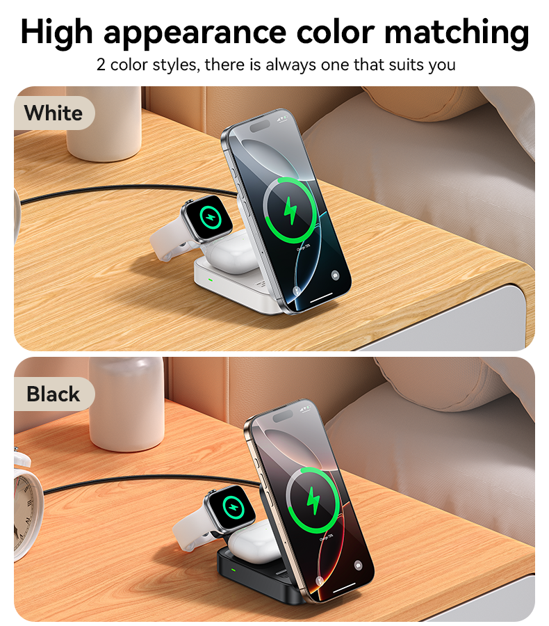 DS27 3 In 1 Folding Wireless Charging Dock Details