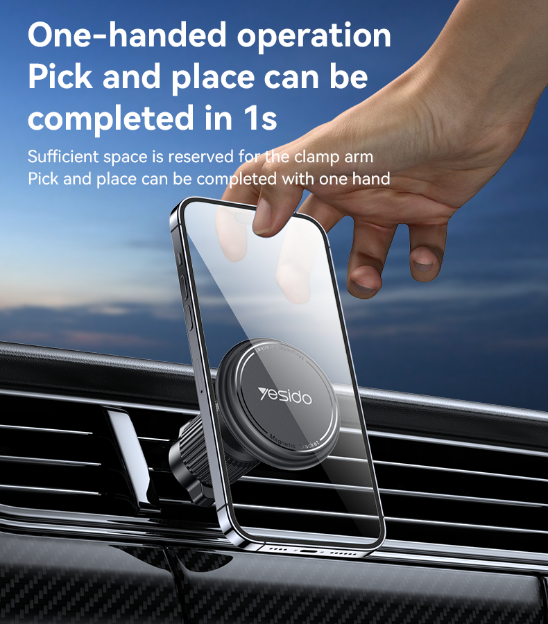 Yesido C252 Car Magnetic Air Vent Phone Holder details