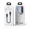 CA188 30CM PD 60W Fast Charging Type-C To Type-C Max With 480Mbps Data Transfer Braided Data Cable