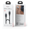 CA190 1.2M PD 60W Fast Charging Type-C To Type-C Max With 480Mbps Data Transfer Braided Data Cable