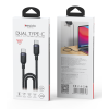 CA192 2M PD 60W Fast Charging Type-C To Type-C Max With 480Mbps Data Transfer Braided Data Cable