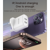 YC91 12W 2*USB-A Dual-port Fast Charging Small And Portable Safety Protection UK Plug Travel Charger