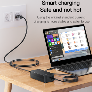 CG11E 1.5M Length 65W Smart Charging 15 IN 1 Multi-function Laptop Charger EU European Power Adapter