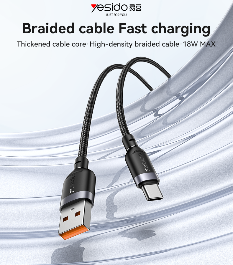 CA131C USB to Type-C 18W Fast Charging Data Cable