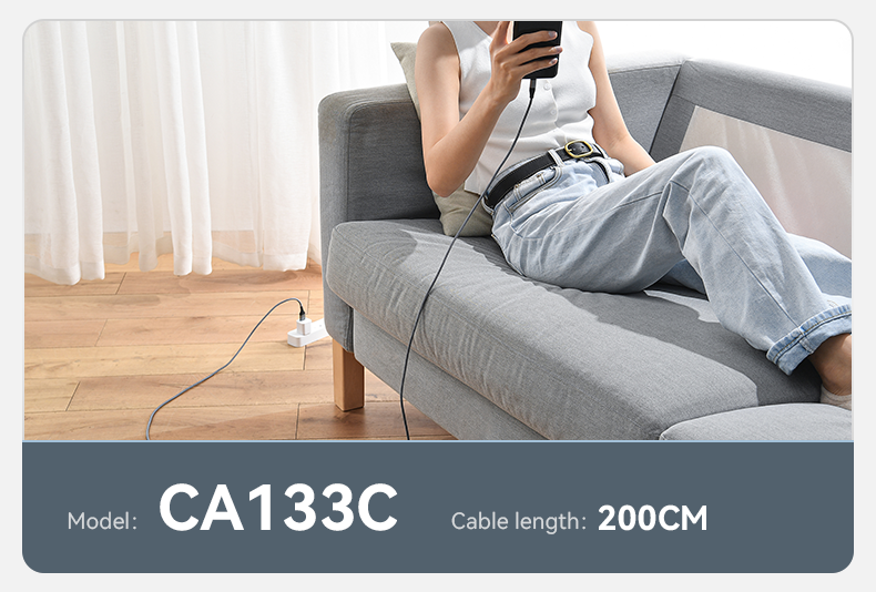 CA133C USB to Type-C 18W Fast Charging Data Cable Details