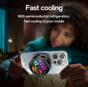 C226 Semiconductor Refrigeration Fast Cooling With LED Status Display Magnetic Mobile Phone Cooler