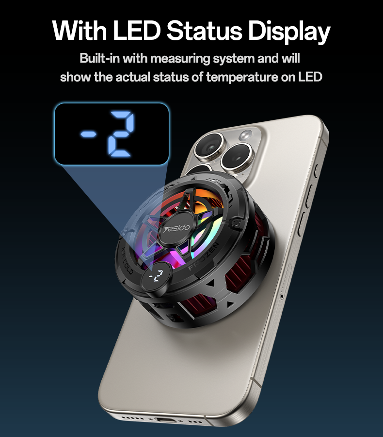 Yesido C226 Semiconductor Refrigeration Magnetic Mobile Phone Cooler details