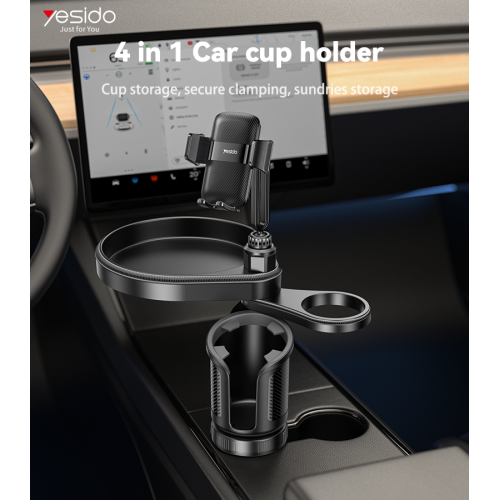 C274 720 Rotating Phone Mount 4 in 1 Multifunctional Car Cup Phone Holder