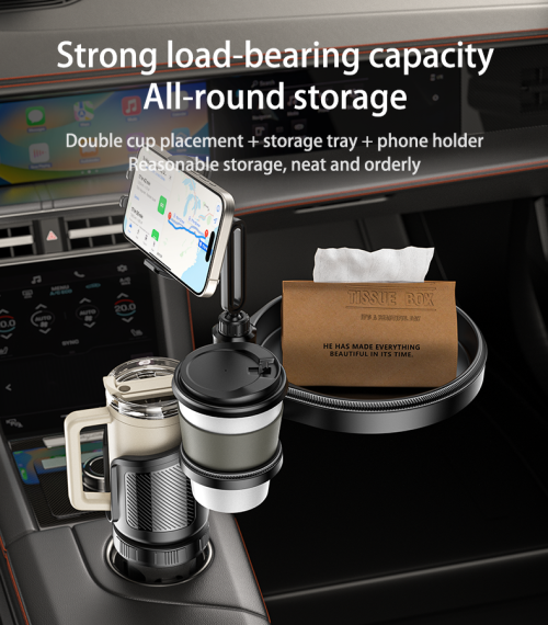 C274 720 Rotating Phone Mount 4 in 1 Multifunctional Car Cup Phone Holder