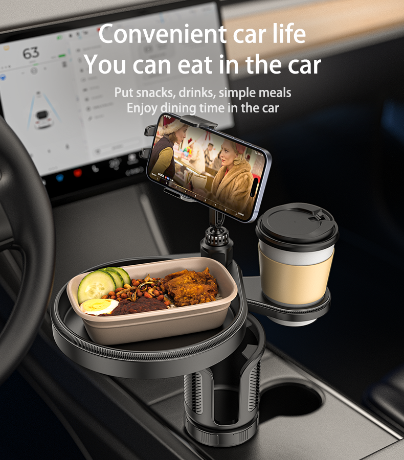 C274 4 in 1 Funtion Car Cup Hole Spring Clip Phone Holder Details