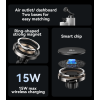 DS30 360 Rotating QI2 15W Wireless Fast Charging Phone Holder Air Outlet/Dashboard Car Phone Mount