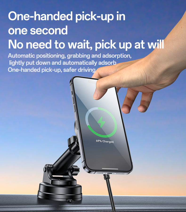 DS30 15W Wireless Fast Charging Magnetic Phone Holder details