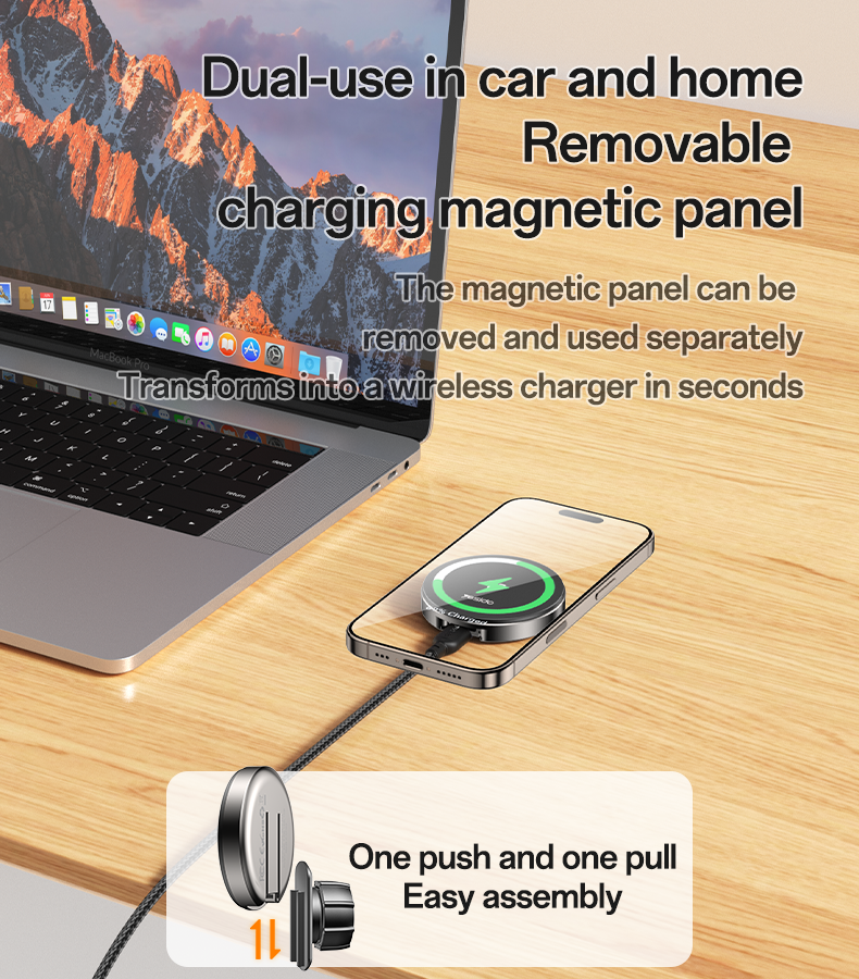 DS30 15W Wireless Fast Charging Magnetic Phone Holder details