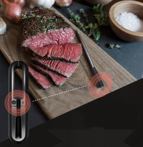 6mm Diameter Wireless Bluetooth Probe Thermometer | Bluetooth BBQ and Meat Thermometer | Wireless Thermometer with AAA Battery Charger